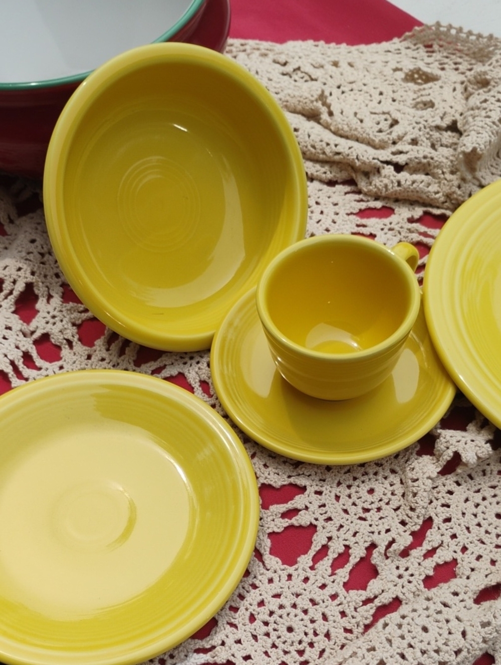 🌻 SUNFLOWER Fiesta 5-piece Place Setting   RETIRED